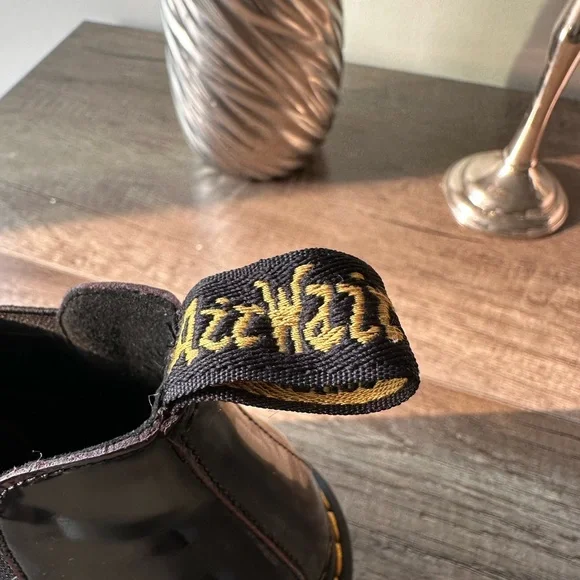 Dr. Martens Women's Burgundy Heeled Boots - Picture 7 of 7